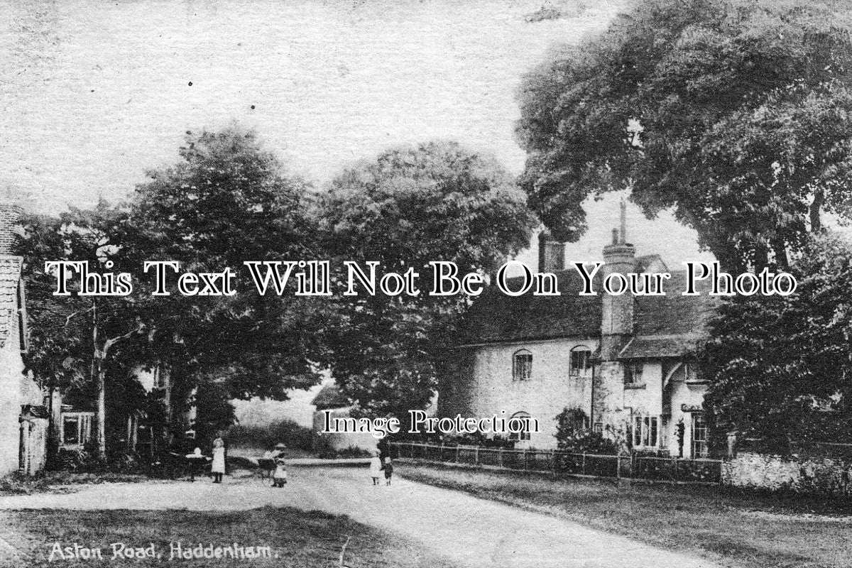 BU 214 - Aston Road, Haddenham, Buckinghamshire c1905