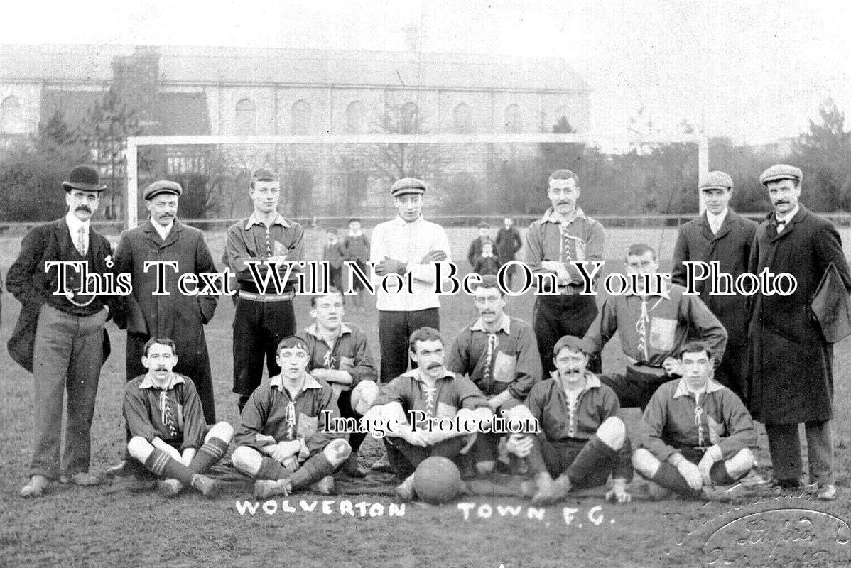 BU 2153 - Wolverton Town Football Club Team, Buckinghamshire