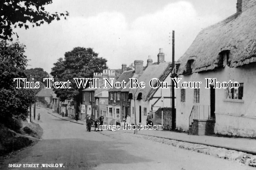 BU 218 - Sheep Street, Winslow, Aylesbury Vale, Buckinghamshire c1937