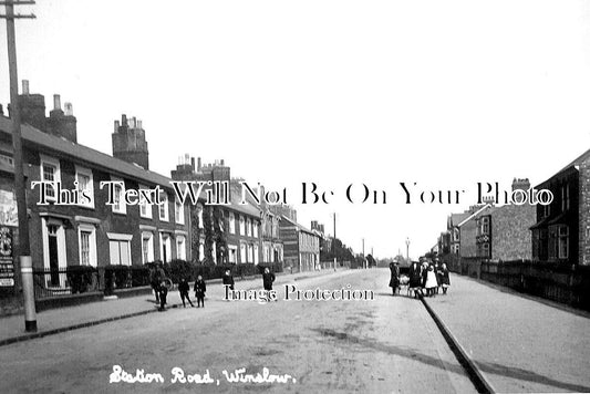 BU 2209 - Station Road, Winslow, Buckinghamshire c1913