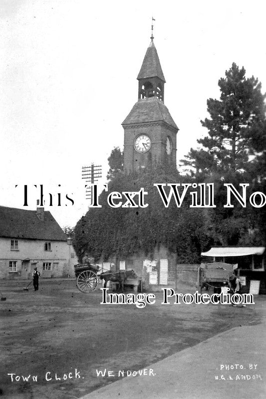 BU 2266 - Town Clock, Wendover, Buckinghamshire c1916