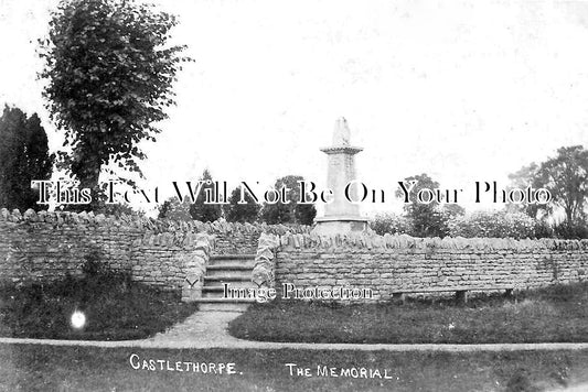 BU 2288 - Castlethorpe War Memorial, Buckinghamshire WW1
