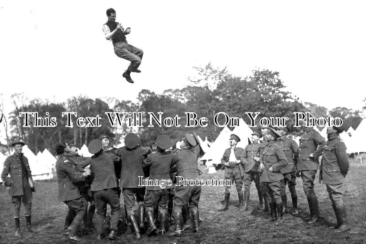 BU 2296 - Royal Bucks Hussars, Summer Camp, Stowe Park, Buckinghamshire 1913