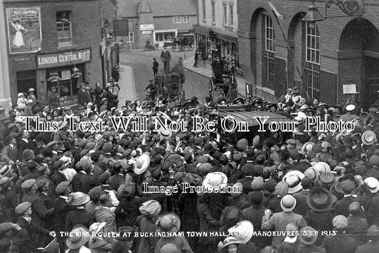 BU 2305 - King & Queen, Buckingham Town Hall, Buckinghamshire 1913