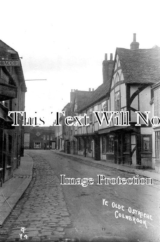 BU 2380 - Ye Olde Ostriche Pub, Colnbrook, Buckinghamshire c1909