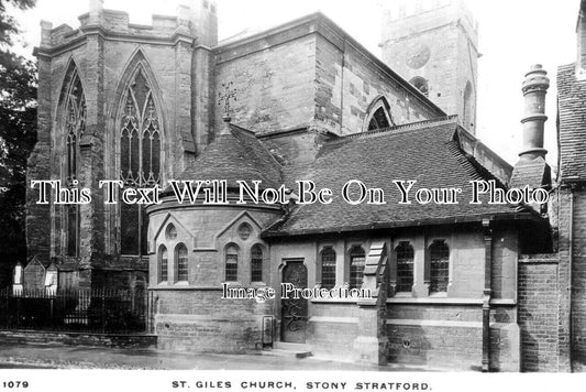 BU 2395 - St Giles Church, Stony Stratford, Buckinghamshire