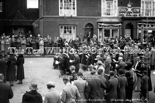 BU 24 - Winslow Coronation Celebrations, Buckinghamshire 1937
