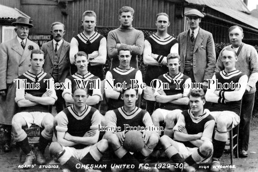 BU 240 - Chesham United Football Club 1929-30, Buckinghamshire