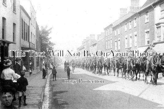 BU 2408 - Military, High Street, Stoney Stratford, Buckinghamshire 1913