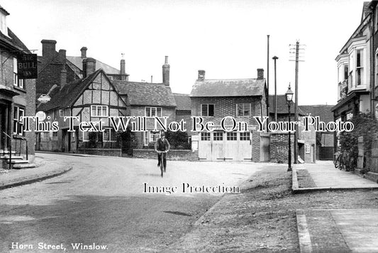 BU 2421 - The Bull Inn Pub, Horn Street, Winslow, Buckinghamshire