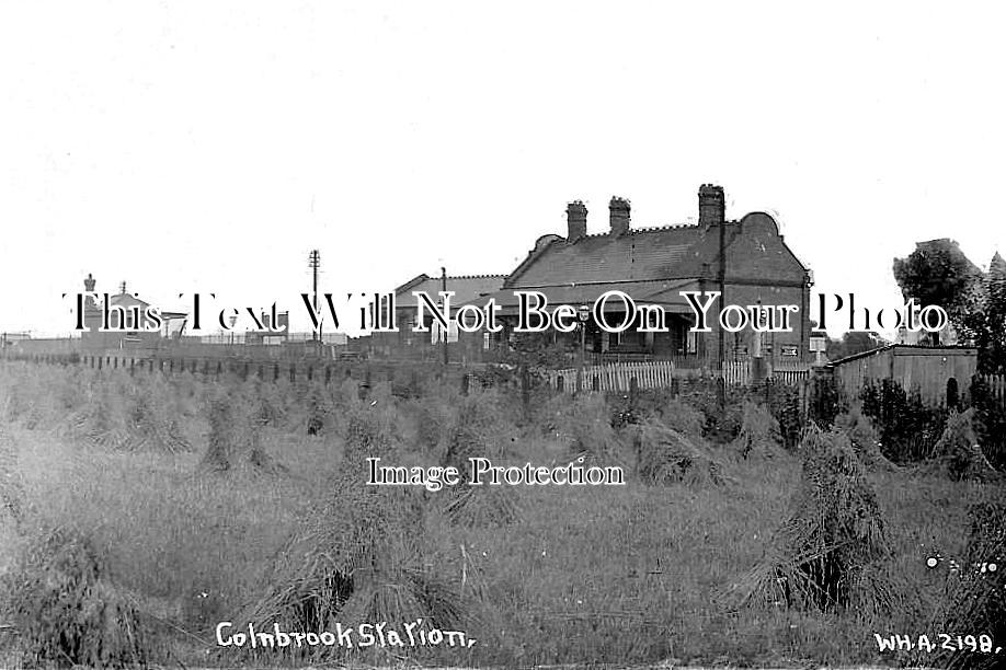BU 2469 - Colnbrook Railway Station, Buckinghamshire c1922