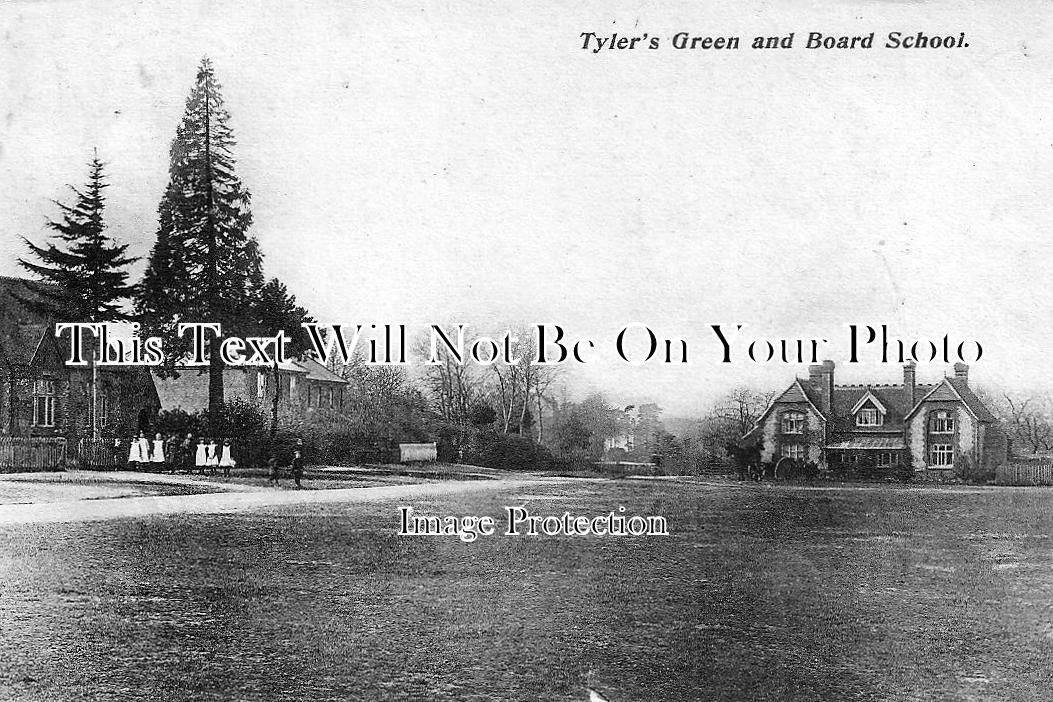 BU 247 - Tylers Green & Board School, Buckinghamshire c1907