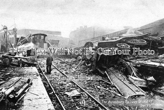 BU 2473 - The Aylesbury Railway Disaster, Buckinghamshire c1904
