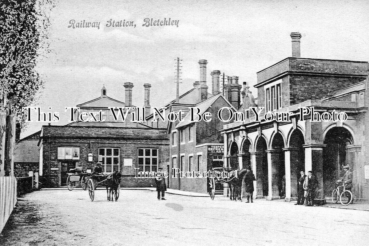 BU 2493 - Bletchley Railway Station, Buckinghamshire
