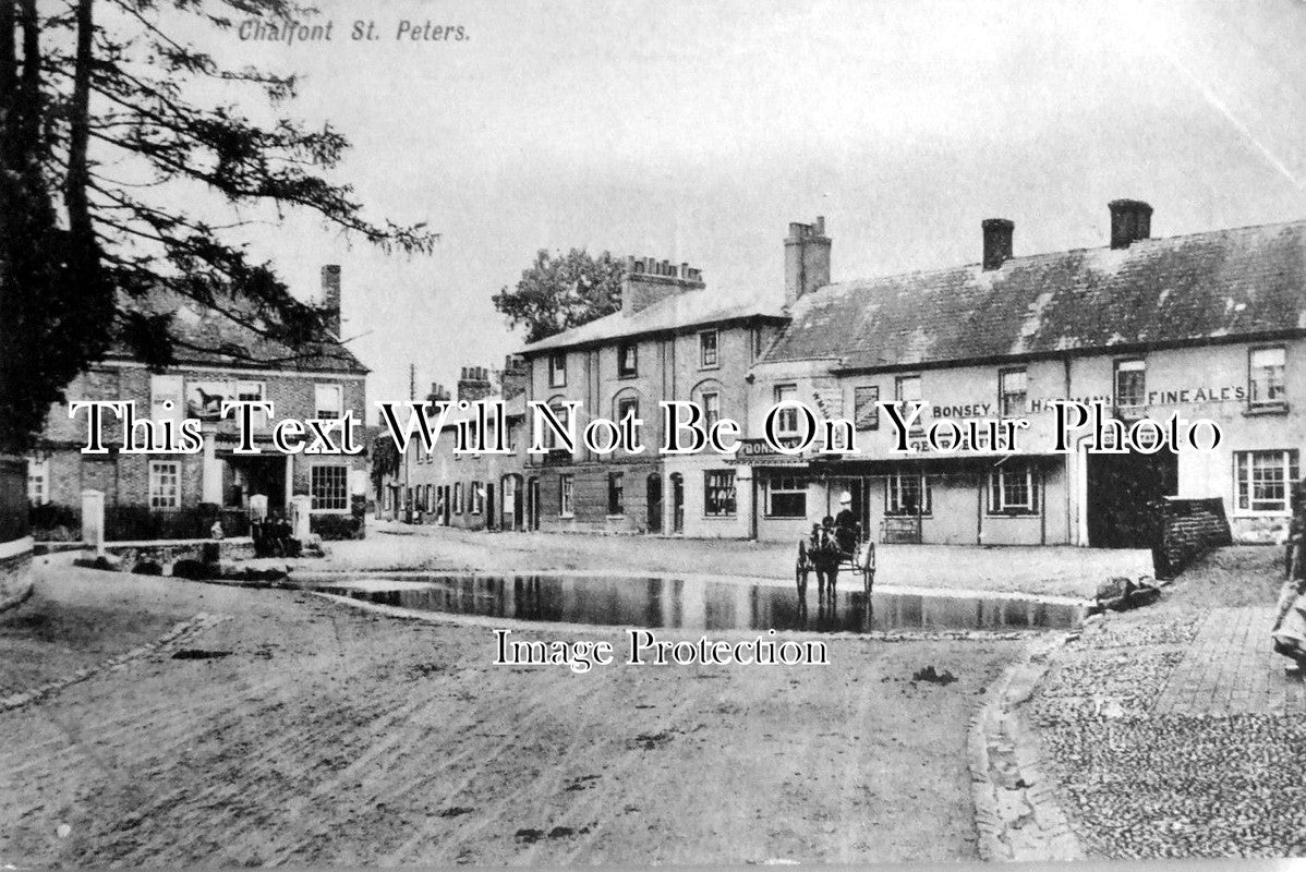 BU 276 - George Inn, Chalfont St Peters, Buckinghamshire c1905