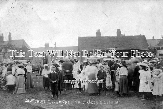 BU 296 - Bletchley Co-Op Festival, Buckinghamshire 1905