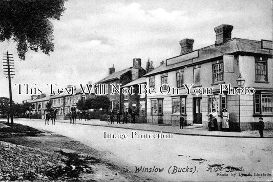 BU 3 - High Street, Winslow, Buckinghamshire c1905