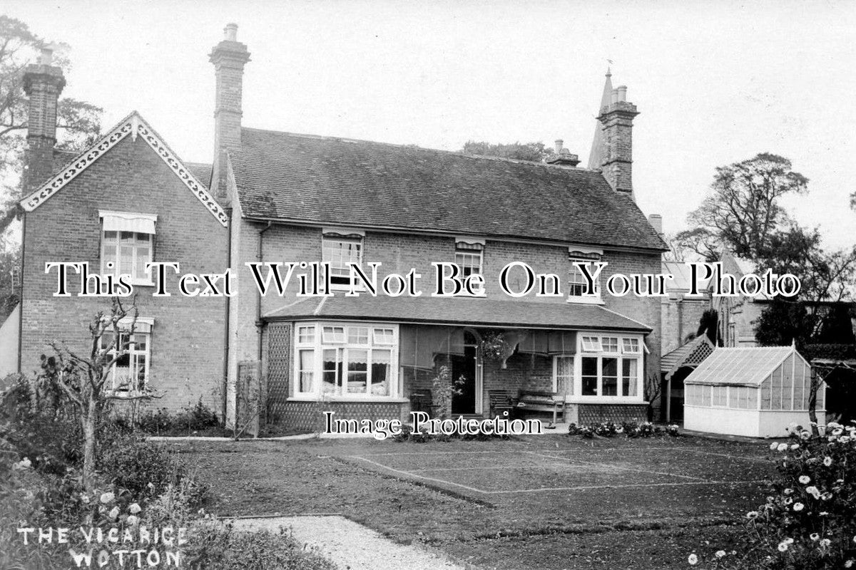 BU 300 - The Vicarage, Wotton, Buckinghamshire c1916