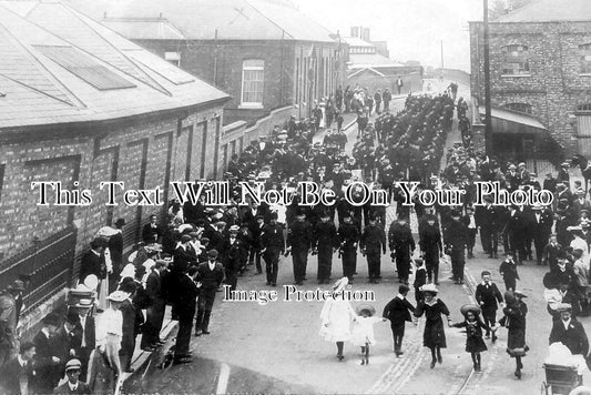 BU 315 - Soldiers At Wolverton, Buckinghamshire WW1