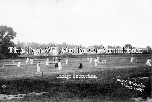 BU 318 - Tennis Courts, Vale Of Aylesbury, Buckinghamshire c1910