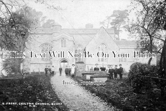 BU 353 - South Front, Chilton Church, Buckinghamshire c1924