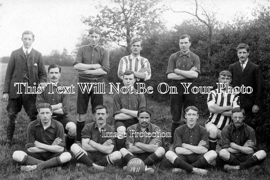 BU 381 - Marsh Gibbon Football Club, Buckinghamshire 1911