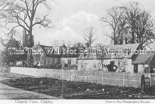 BU 390 - Church View, Oakley, Buckinghamshire c1910