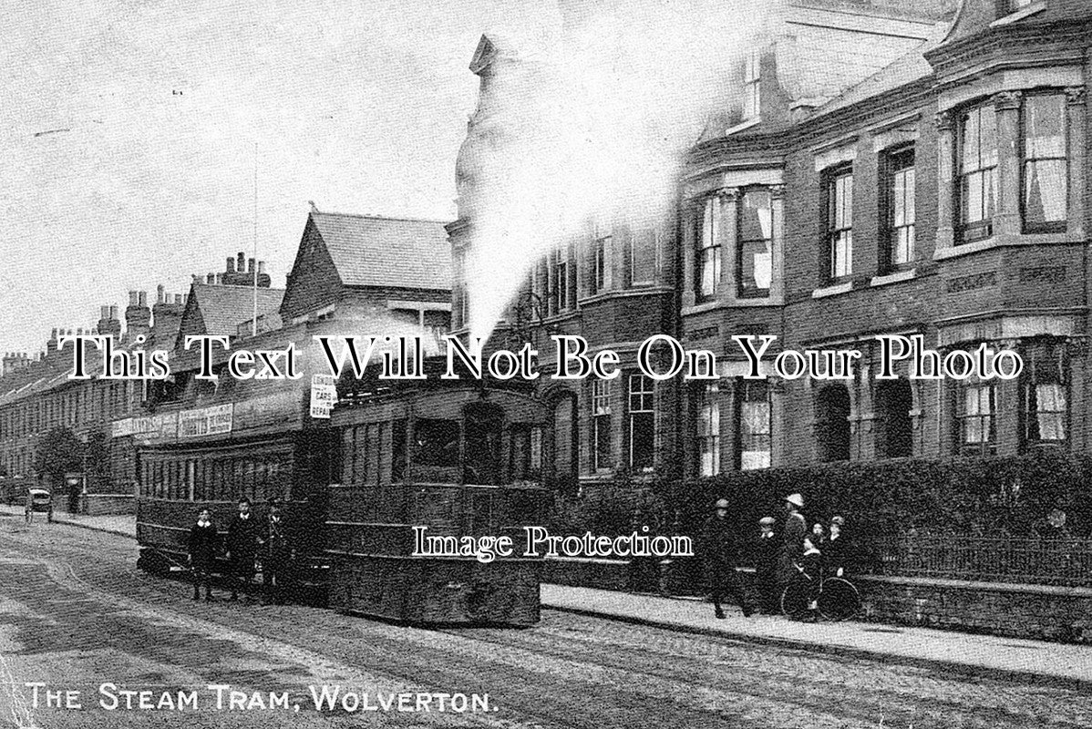 BU 391 - The Steam Tram, Wolverton, Buckinghamshire c1924 – JB Archive