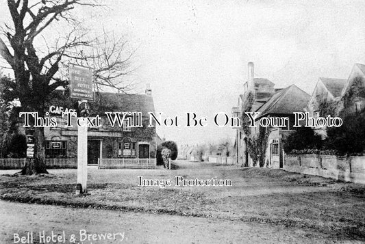 BU 393 - Bell Hotel & Brewery, Aston Clinton, Buckinghamshire c1912