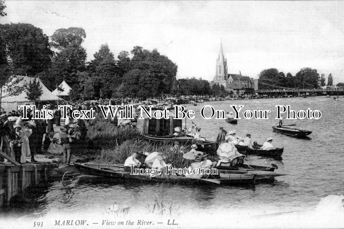 BU 451 - View On The River, Marlow, Buckinghamshire