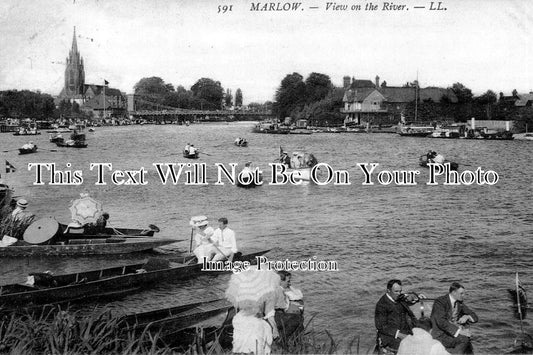 BU 452 - View On The River, Marlow, Buckinghamshire