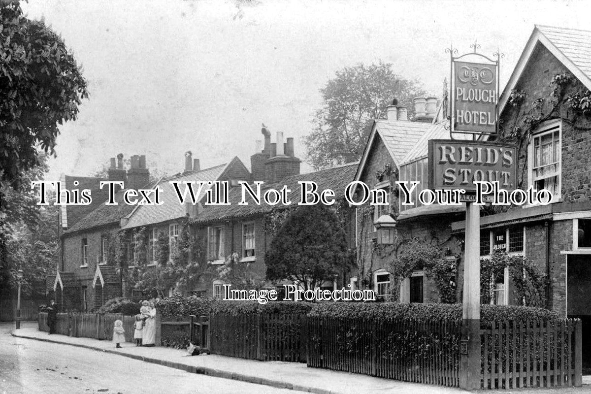 BU 512 - The Plough Hotel, London Road, Colnbrook, Slough, Buckinghamshire c1909