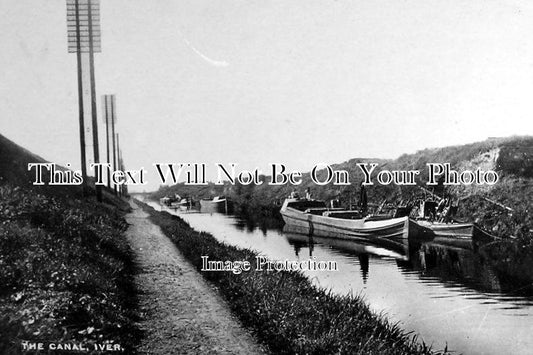 BU 540 - THe Canal, Iver, Buckinghamshire c1917