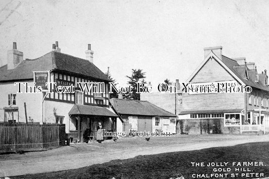 BU 596 - Jolly Farmer & Jeffcoatts Tea Rooms, Chalfont St Peter, Buckinghamshire c1909