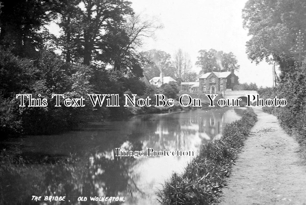 BU 602- The Bridge Over The Canal, Wolverton, Buckinghamshire c1912