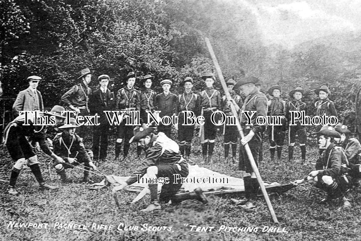 BU 616 - Scouts Tent Pitching Drill, Newport Pagnell, Buckinghamshire