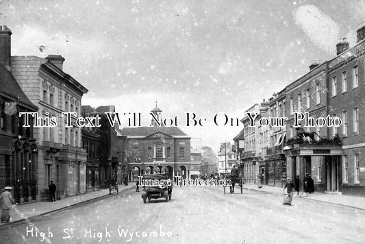 BU 618 - High Street, High Wycombe, Buckinghamshire c1910