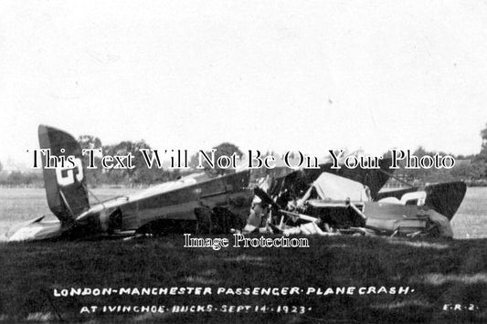 BU 623 - London - Manchester Passenger Plane Crash, Ivinghoe, Buckinghamshire 1923