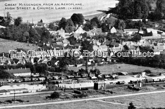 BU 629 - Great Missenden From An Aeroplane, Buckinghamshire