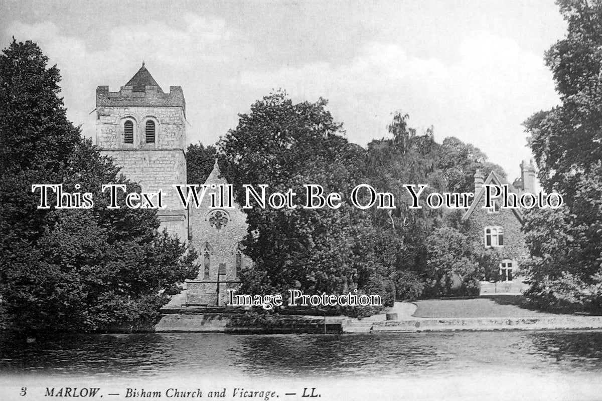 BU 631 - Bisham Church & Vicarage, Marlow, Buckinghamshire c1905 – JB ...