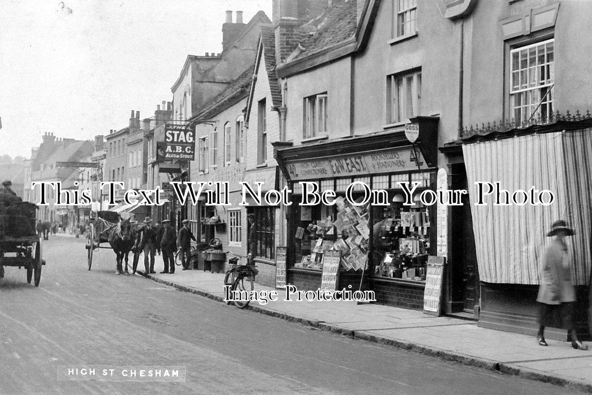 BU 677 - High Street, Chesham, Buckinghamshire c1910 – JB Archive