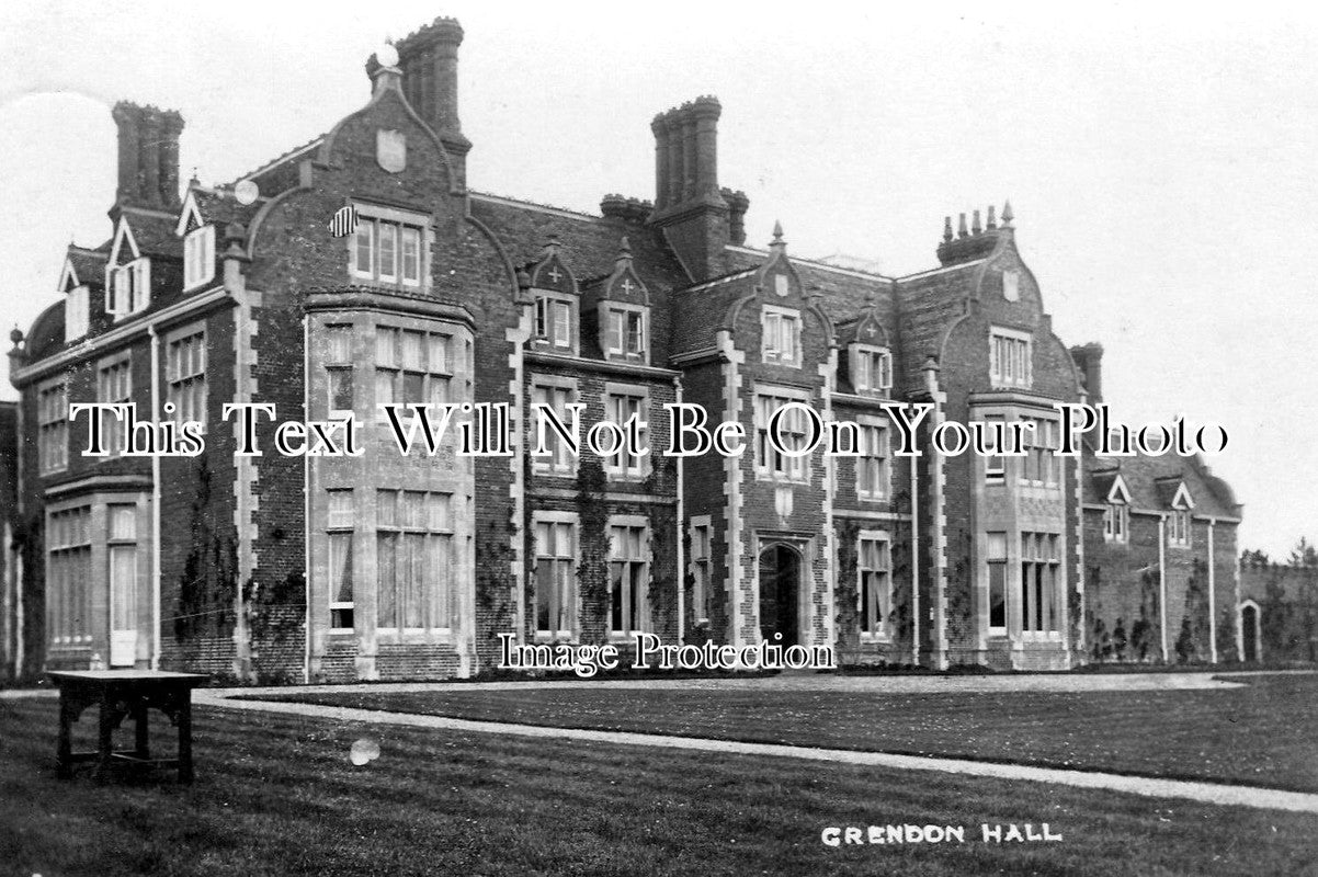 BU 678 - Grendon Hall, Buckinghamshire c1905