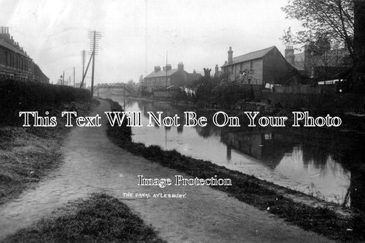 BU 691 - The Canal, Aylesbury, Buckinghamshire c1929