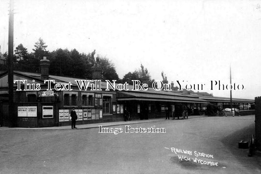 BU 72 - High Wycombe Railway Station, Buckinghamshire c1916