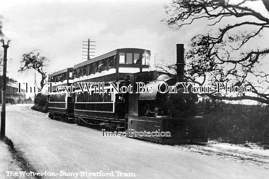 BU 734 - Wolverton, Stony Stratford Tram, Buckinghamshire c1910