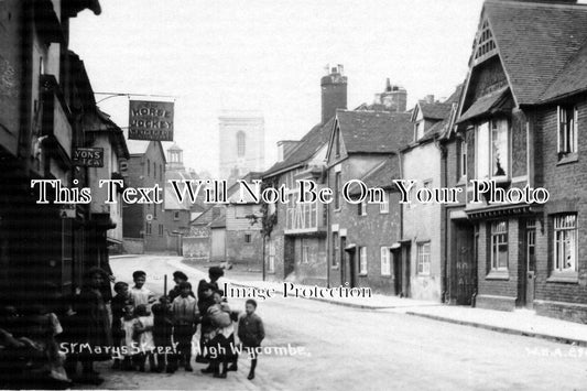 BU 74 - St Mary's Street, High Wycombe, Buckinghamshire c1915