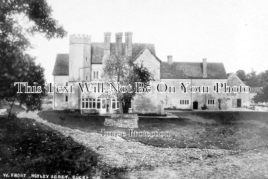 BU 740 - West Front, Notley Abbey, Buckinghamshire c1905