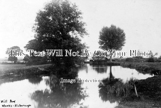 BU 784 - The Mill Pond, Monks Risborough, Buckinghamshire c1910