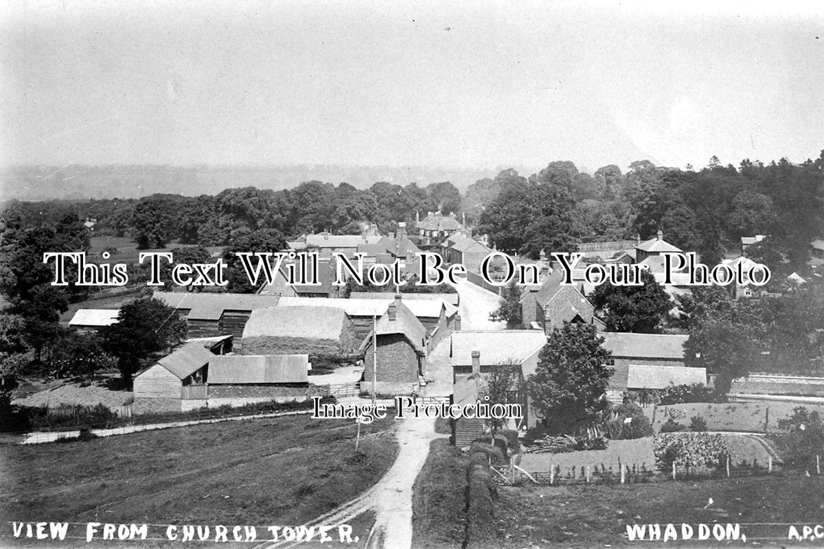 BU 797 - View From The Church Tower, Whaddon, Buckinghamshire