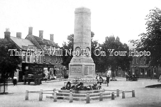 BU 807 - War Memorial, Olney, Buckinghamshire c1925